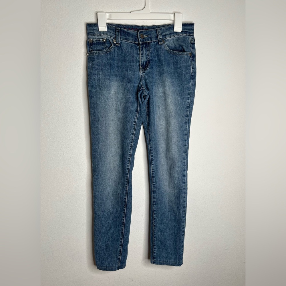 Risque' Red Denim Company Women Blue Jeans Size 5/6